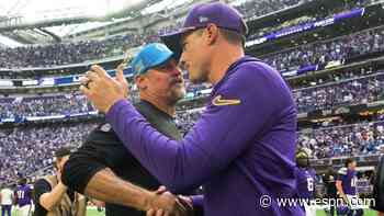 NFL Coach of Year betting favorites clash in Vikings-Lions game