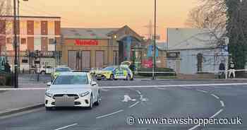 Busy road cordoned off by police after crash in Crayford