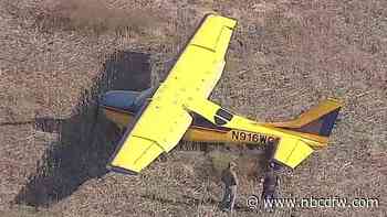 Cessna pilot unhurt after emergency landing in a grassy field