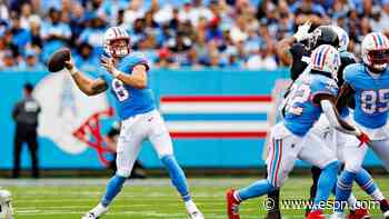 Levis gets start for finale in Titans' 2-QB plan