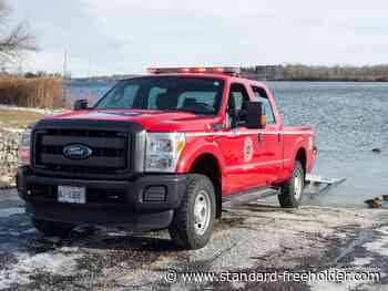 Police and fire respond to calls of vessel in distress in St. Lawrence River in Cornwall