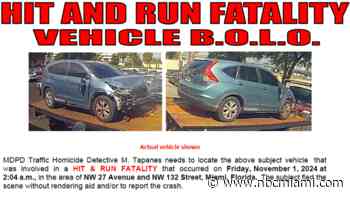 Police seek SUV and driver in hit-and-run that killed man in NW Miami-Dade