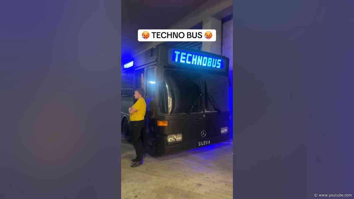 Imagine taking the #techno bus to a #rave 🚐 #electronicmusic #edm