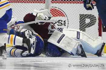 Injured Avs goalie Scott Wedgewood estimated week-to-week after play that drew Jared Bednar's wrath