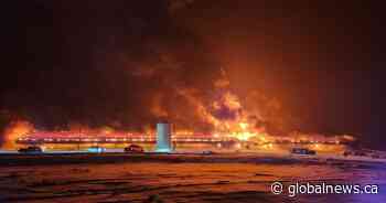 Hogs killed in massive barn fire at southern Alberta Hutterite colony