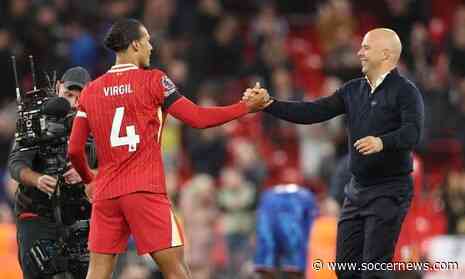 Liverpool boss Arne Slot praises “complete player” Virgil van Dijk (Video)