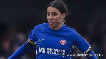 She's back! Sam Kerr steps up recovery from ACL injury at Chelsea training camp in Portugal