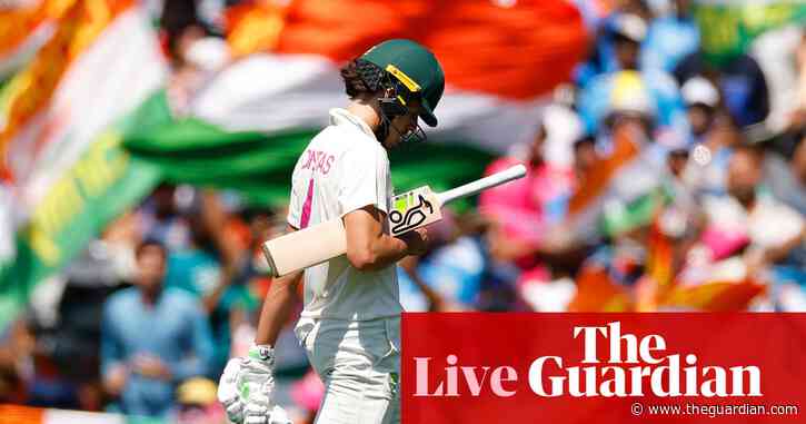 Australia v India: fifth men’s cricket Test, day two – live