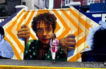 Hermana de Gustavo Cerati visitó mural en honor al rockero en Miraflores | VIDEO