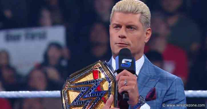 Cody Rhodes Announces He’s Not Cleared To Compete On WWE SmackDown