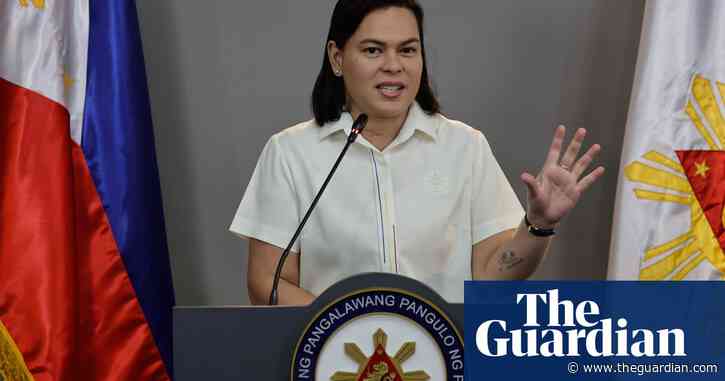 Philippine president removes deputy from security council after alleged plot to kill him