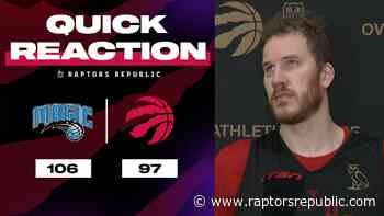 Quick Reaction: Magic 106, Raptors 97