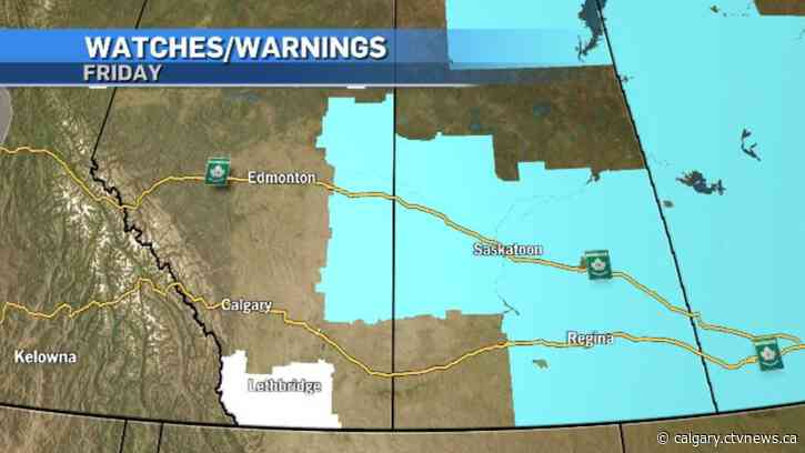 Extreme cold warnings expanded across country; snowfall warnings remain for southern Alberta