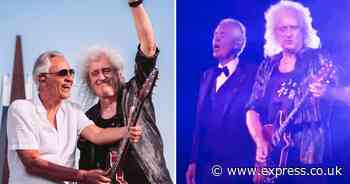 Brian May posts video of his epic duet with Andrea Bocelli performing Queen classic