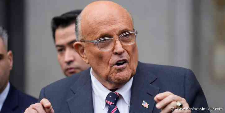 Giuliani is fighting civil contempt penalties sought by two GA election workers. If he loses, Trump can't pardon him.