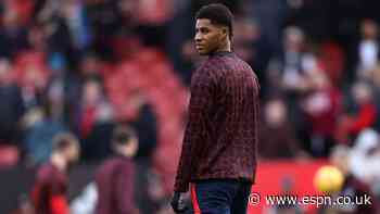 Rashford (illness) to miss Liverpool clash