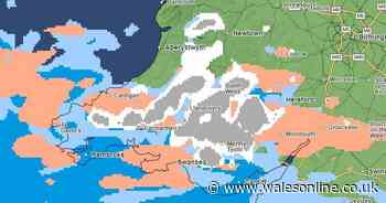 Wales snow map shows vast area will be blanketed with fast-falling wintry weather within hours