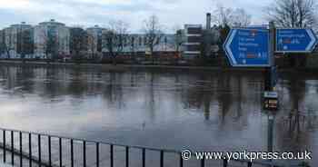 Three flood warnings remain in York ahead of 'heavy' snowfall