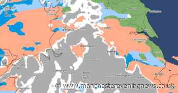 Met Office updates weather map to show exact time snow will fall in Greater Manchester