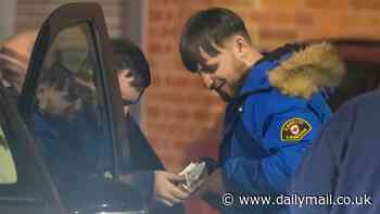 Pictured: Moment Luke Littler hands a wad of cash to his brother after his £500,000 world darts championship title win