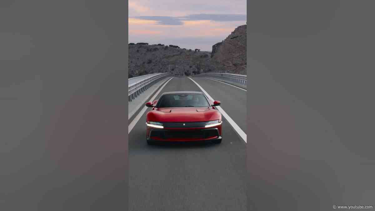 Hear the V12 sing as the #Ferrari12Cilindri takes the scene. #DrivingFerrari #Croatia #Ferrari