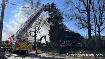 Glendale home explodes after contractor hit nearby gas line