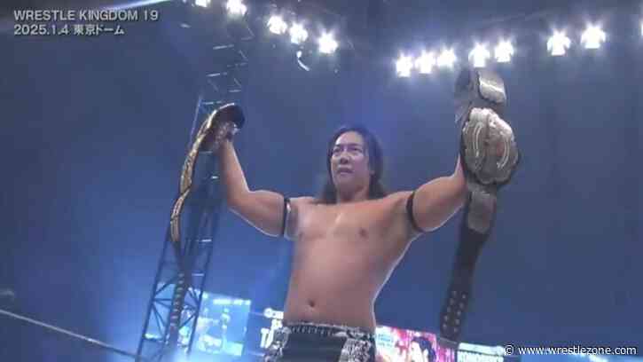 Konosuke Takeshita Wins NEVER Openweight Title At NJPW Wrestle Kingdom 19