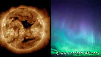 Solar Wind from Sun's Large Coronal Hole Could Create Auroras This Weekend