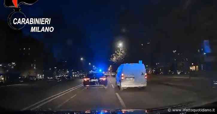 Evade dai domiciliari e ruba un furgone: inseguimento da film per le vie di Milano – Video