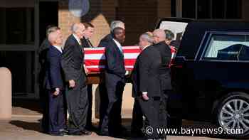 Jimmy Carter's flag-draped casket is on its way to Atlanta as 39th president's state funeral begins