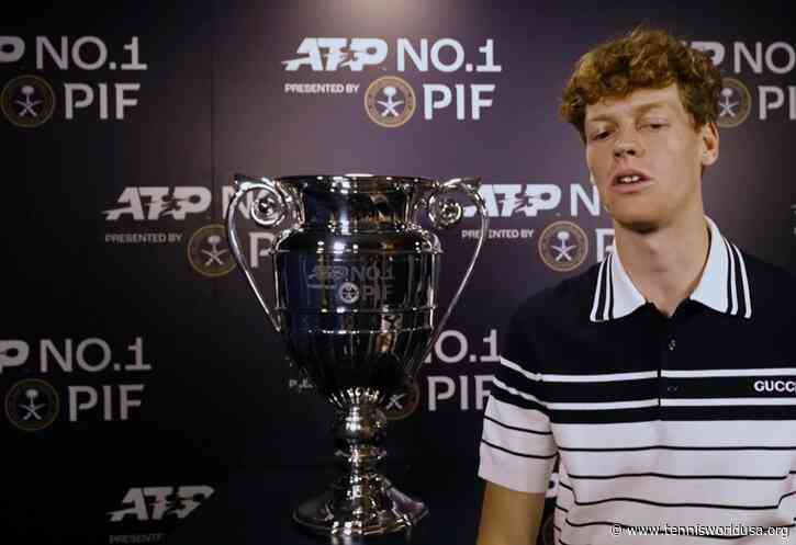 Picture: Jannik Sinner hits Rod Laver Arena with Cruz Hewitt