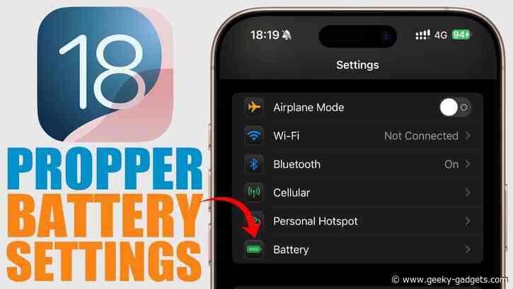 How to ACTUALLY Optimize Your iPhone Battery (The RIGHT Way)