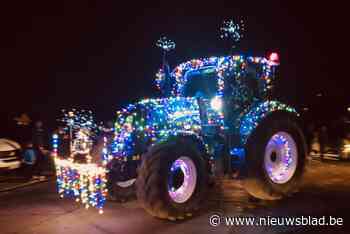 Honderdvijftig verlichte tractoren zorgen in januari nog voor kerstsfeer in Riemst