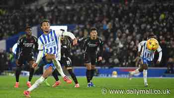 Brighton vs Arsenal - Premier League RECAP: Joao Pedro's second-half penalty earns the Seagulls a draw to hinder Arsenal's title chances