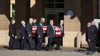 Jimmy Carter's motorcade arrives at the Carter Center as state funeral begins in Georgia