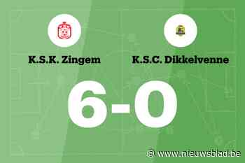 KSK Zingem B overklast KSC Dikkelvenne B