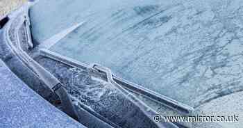 UK drivers amazed by simple car button trick to melt ice on windscreens quickly