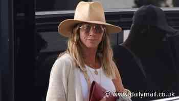 Jennifer Aniston and pal Jason Bateman touch down in LA after he joined her annual Cabo trip