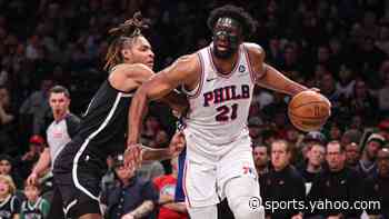 Shorthanded Nets fall to 76ers, 123-94