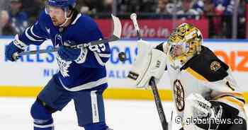 Knies has hat trick for Leafs in Matthews return