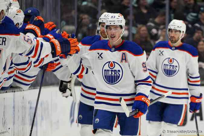 Oilers pounce on Kraken early en route to 4-2 win