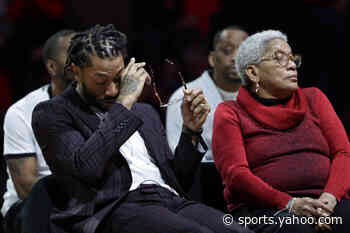 Derrick Rose moved to tears in Bulls halftime ceremony, to have his jersey number retired