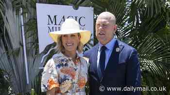 Zara and Mike Tindall make glamorous appearance alongside Elsa Pataky at  Magic Millions on Gold Coast