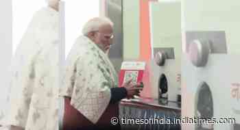 Watch: PM Modi takes a ride on Namo Bharat Train from Sahibabad station