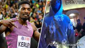 US Olympic sprinter Fred Kerley arrested in Miami Beach for alleged police battery