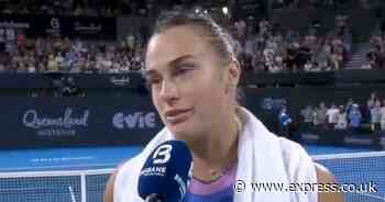 Aryna Sabalenka rejects offer to advise 17-year-old tennis wonderkid after beating her