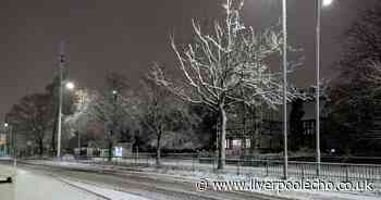 Liverpool snow live weather and travel updates as John Lennon Airport runway closed