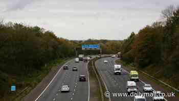 Major motorway is closed for 12 hours after body of man found in the road - as police launch appeal to the public