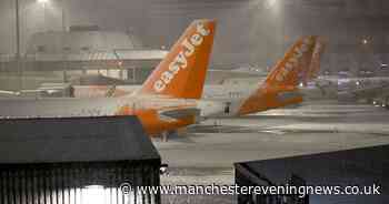 All Manchester Airport delayed and cancelled flights amid major snow disruption on Sunday, January 5