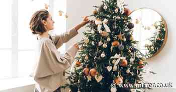 'My Christmas tree cling film hack saves hours when decorating and taking it down'